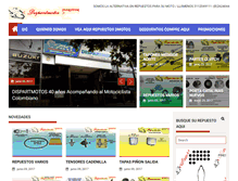 Tablet Screenshot of dispartmotos.com